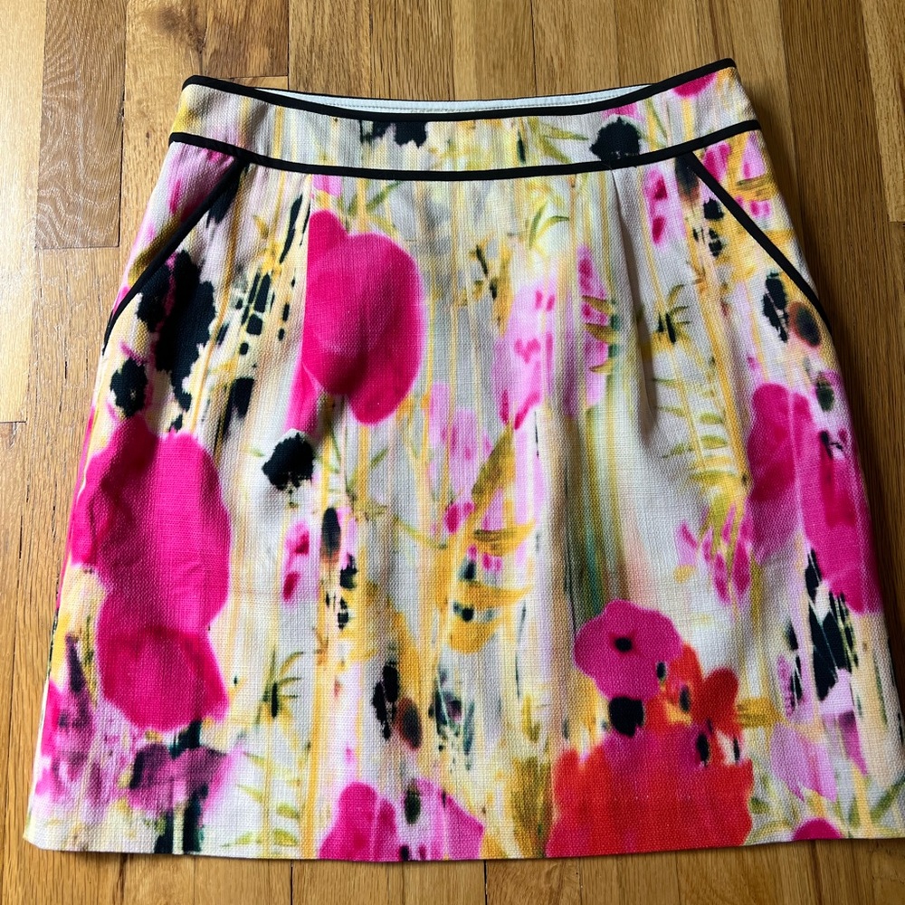 Spring mini skirt from Anthropologie